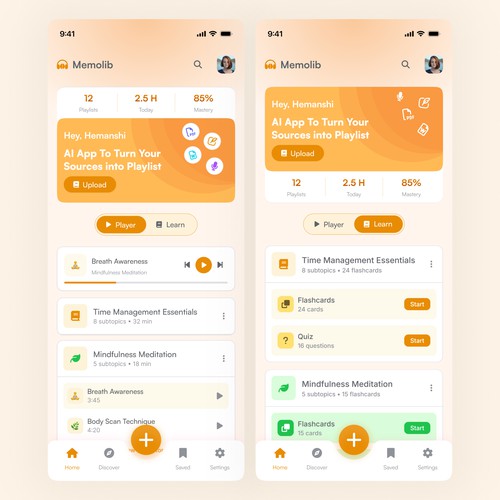 Memolib App Design