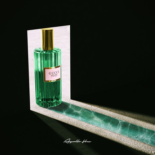 Gucci memoire D'une odeur 3D perfume render