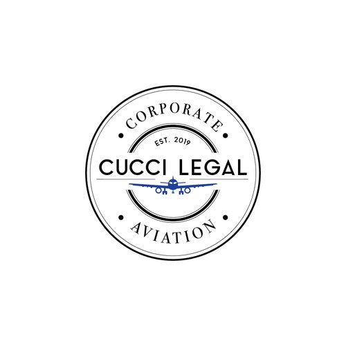 Cucci Legal Logo Design- Corporate & Aviation Legal Services