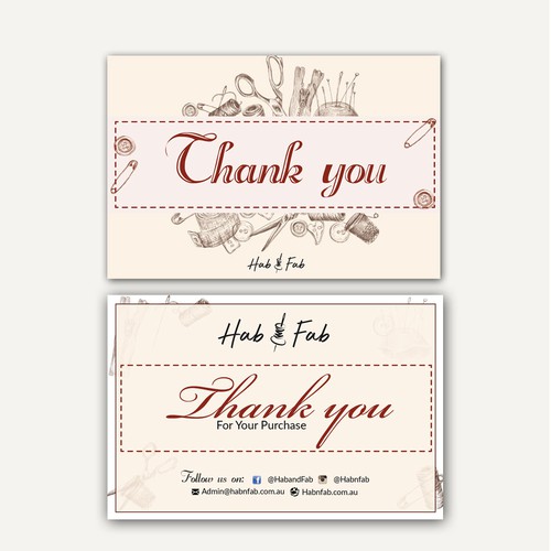 Thank you Card