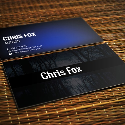 Author business card