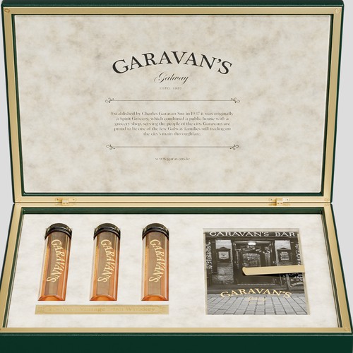 Luxury Whiskey Packaging Design, Interactive Box