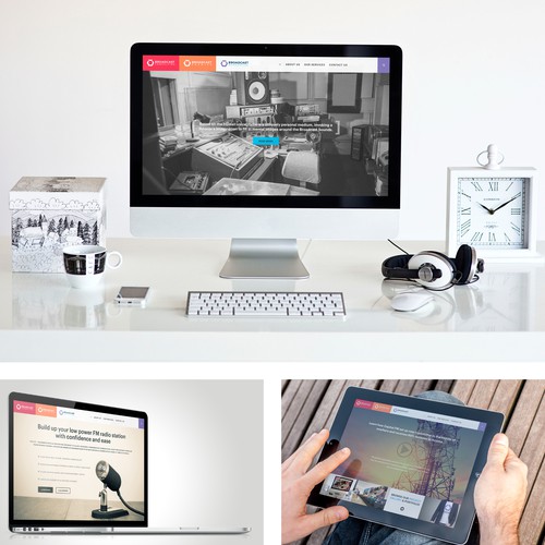 Web design: RadioGuru