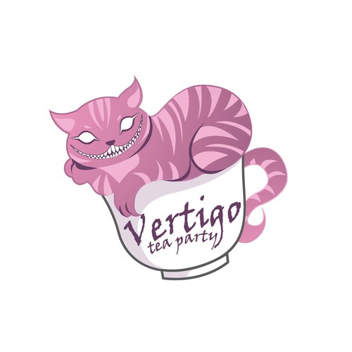 Creepy cat logo