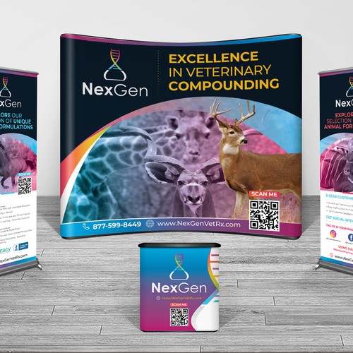 Create Attention Grabbing Tradeshow Booth for Industry Leading Veterinary Pharma Company