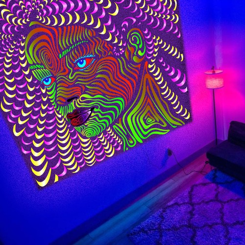 Blacklight artwork mockup
