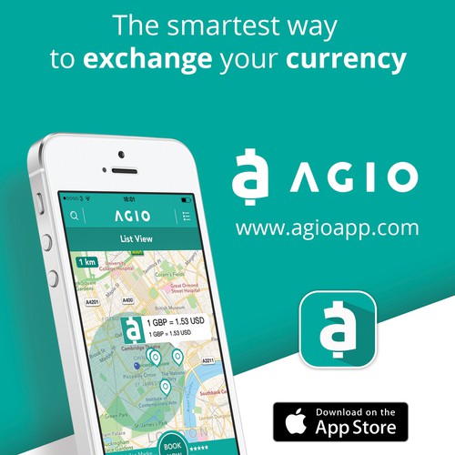 Leaflet for brand-new currency exchange app