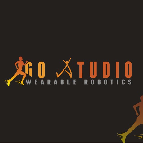 Create a cool, wearable robotics logo that helps people GO!