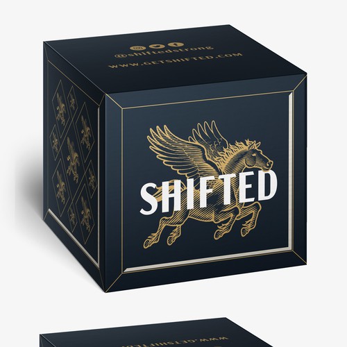 Packaging for premium sports supplement brand.