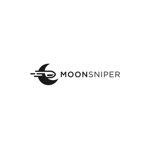 moon + bullet = logo