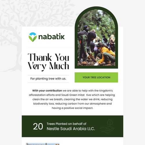 Email Concept for "Thank you email"