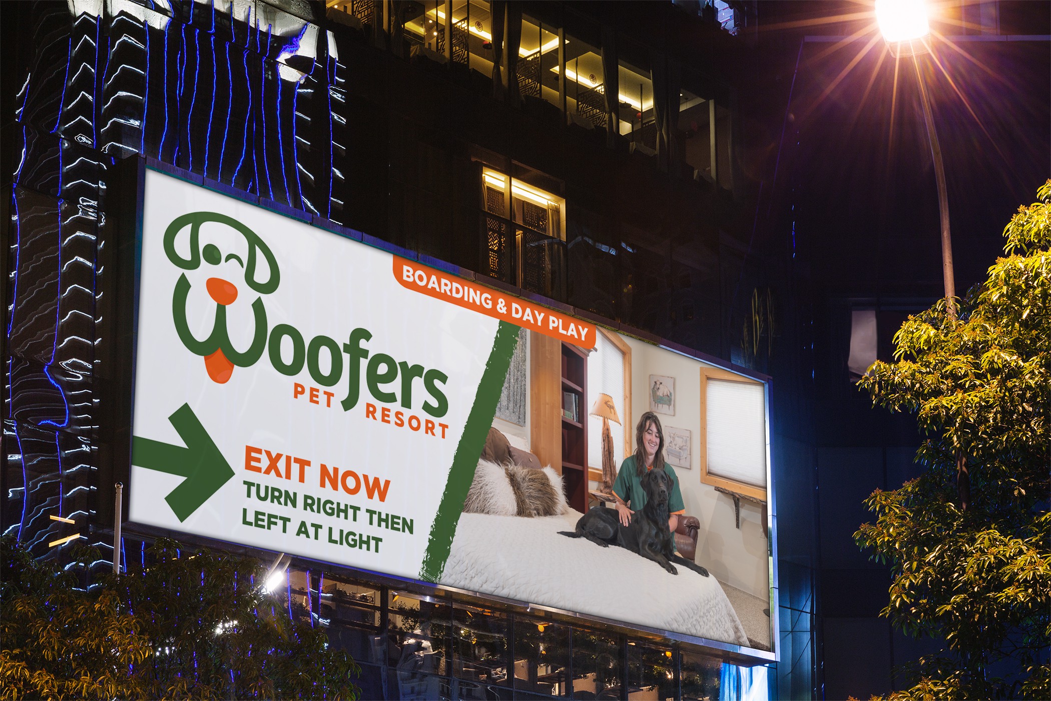 Woofers Pet Resort - Billboard