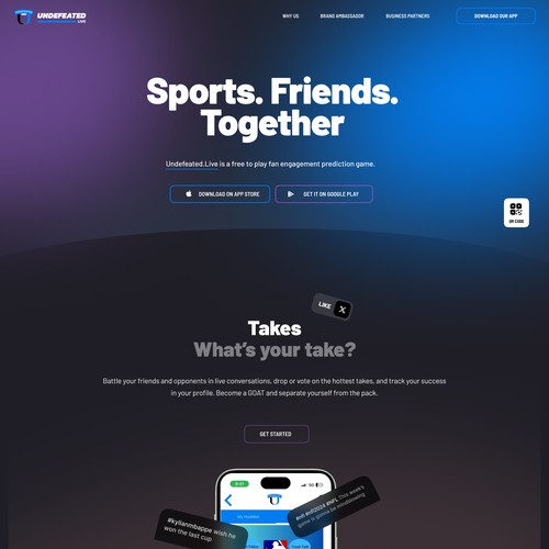 Digital Sports Community App Website
