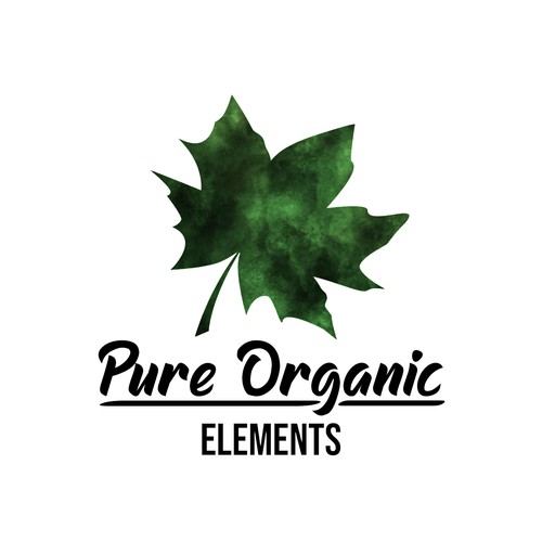 Pure Organic Elements Logo Design