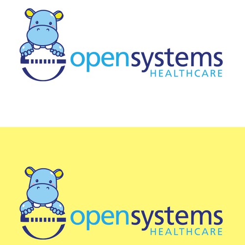 hippo mascot fo healthcare