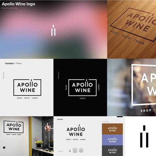 Brand Identity Apollowine wine shop