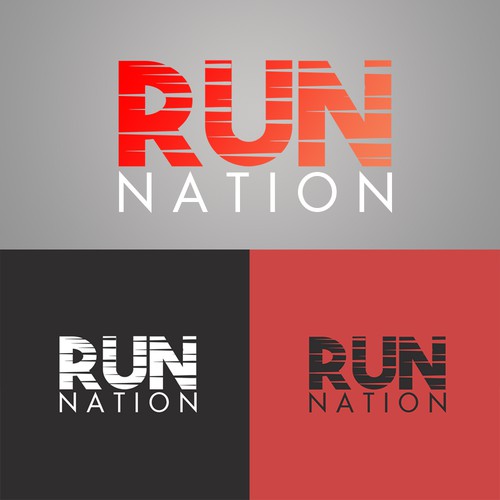 Logo concept for running club