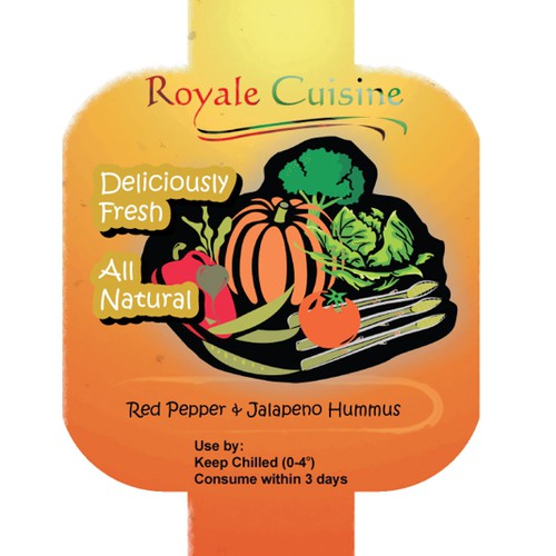 Help design a fun and premium product label for a large national deli salad manufacturer!
