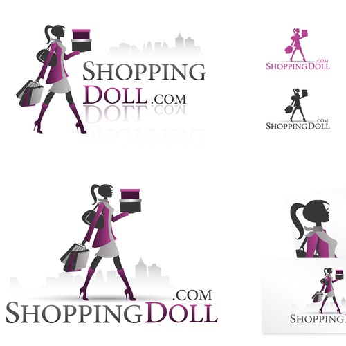 Create the next logo for ShoppingDoll.com
