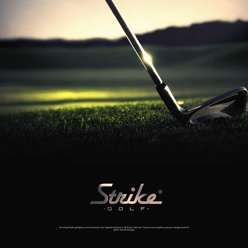 Strike Golf logo design
