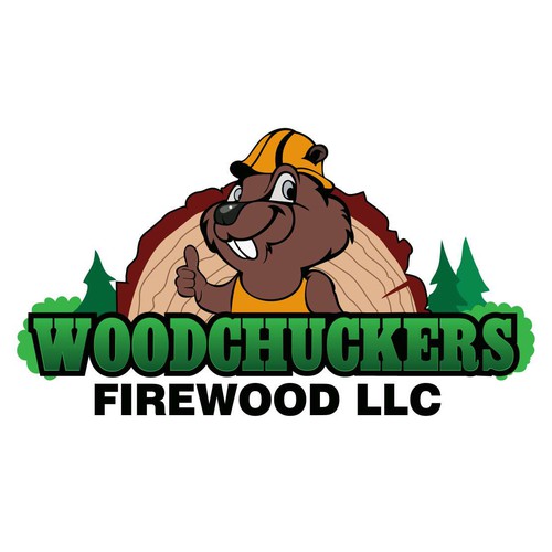 Woodchuckers Firewood *Guaranteed* Logo Design
