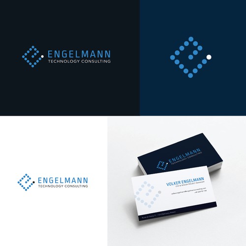 Personal branding logo for technology consult