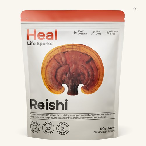 Heal Reishi Packaging Design