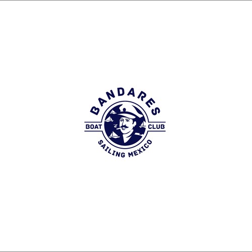 Iconic, fun logo for a private boat rental company