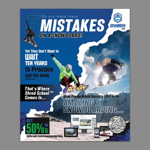 Snowboarder Magazine Advertisement