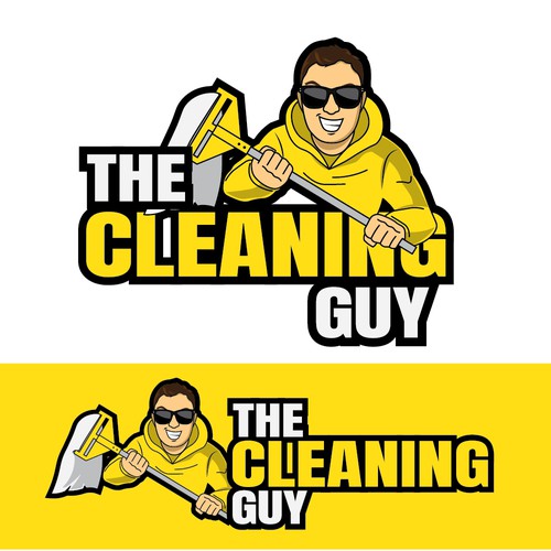 Clean Logo For The Cleaning Guy
