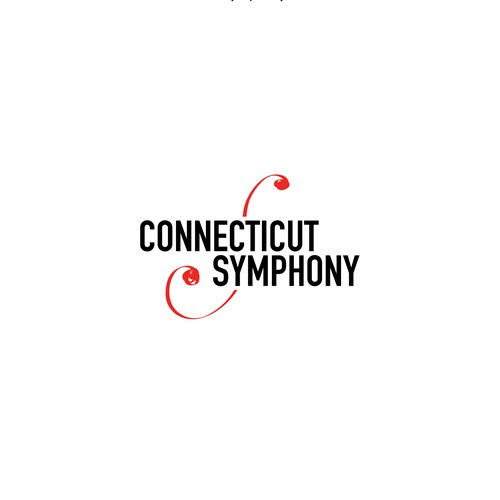 Logo concept contrasting a classic symbol with a modern typography