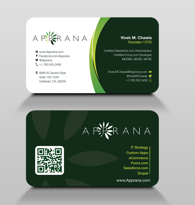 Apprana Needs a New Business Card!
