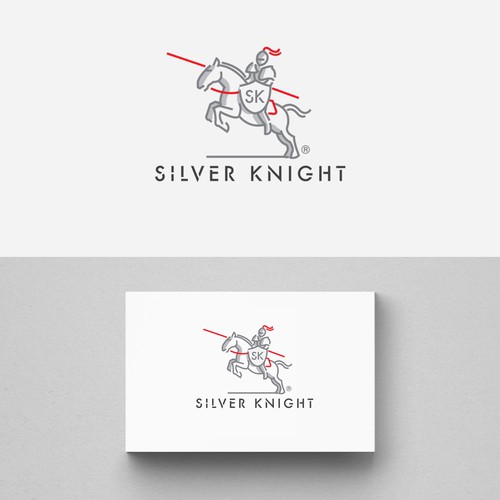 Silver Knight Logo design