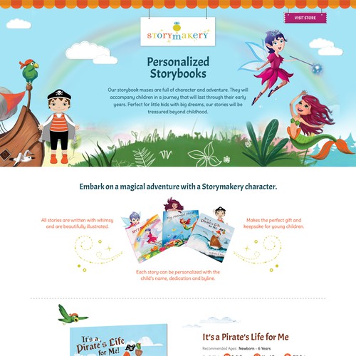 Design Enchanting Storybook Landing Page