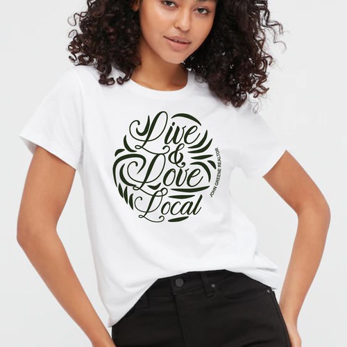 Live Love Local T-shirt Design