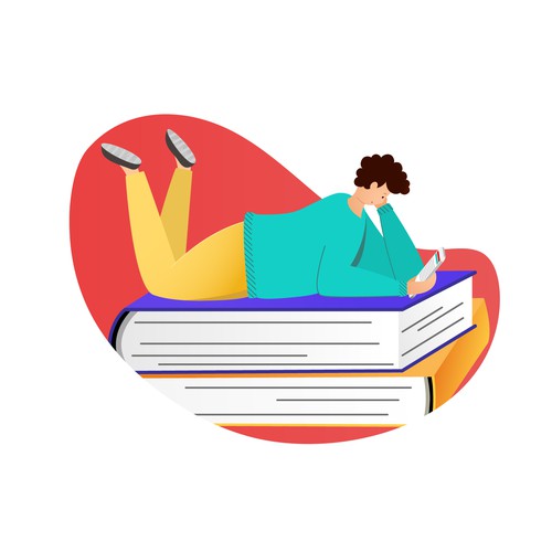 Illustration for educational platform