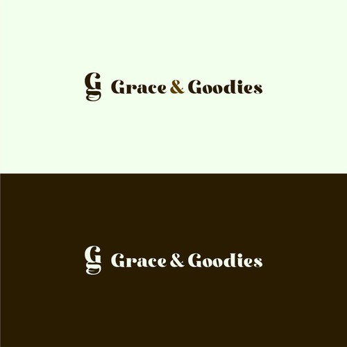 Simple and bold logo for Grace and Goodies