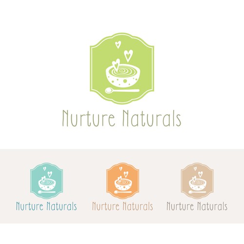 Logo for natural baby food