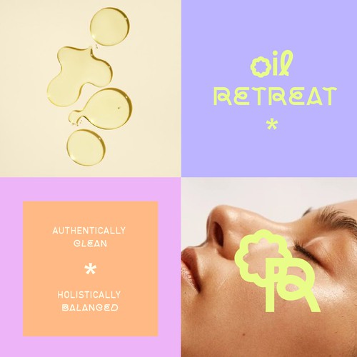 Oil Retreat brand identity 