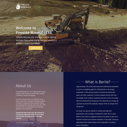 Industrial Company Web Design