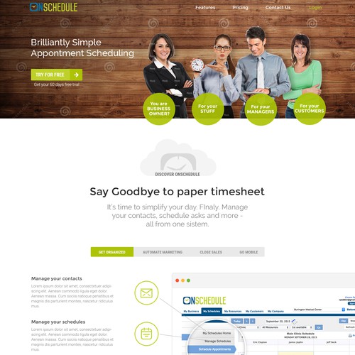 SAAS management web design