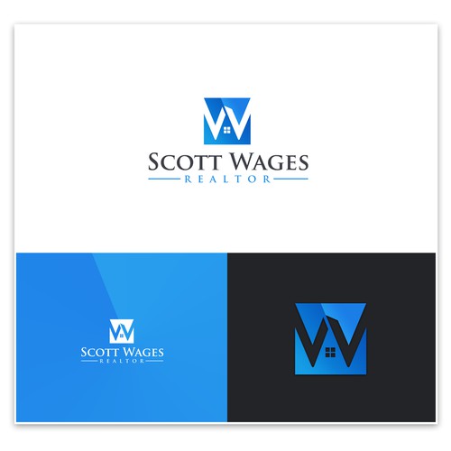 Design and create a clean trendy logo for a real estate agent