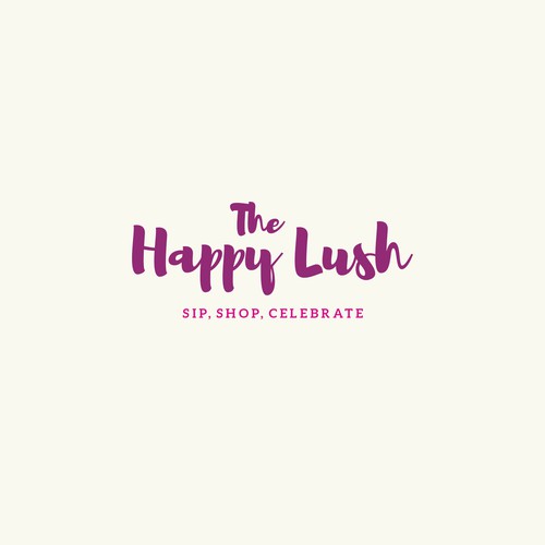 Logotype treatment for The Happy Lush