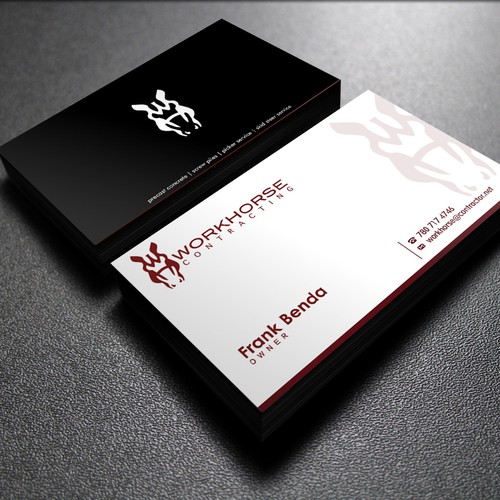 Help Workhorse Contracting with a new business card