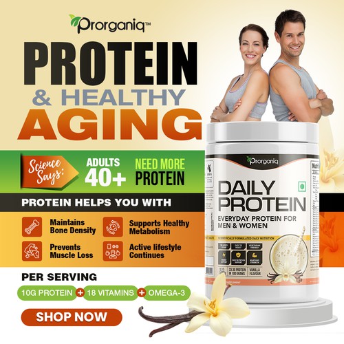 Protein supplement post design