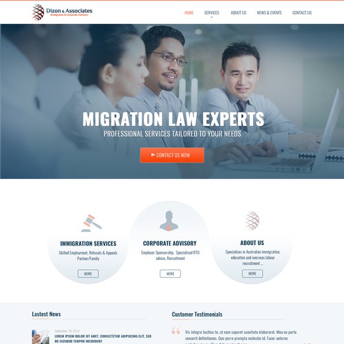 Law experts web site