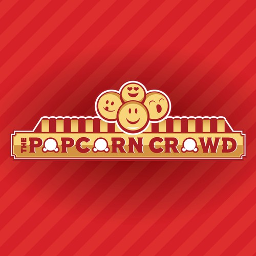Popcorn crowd logo