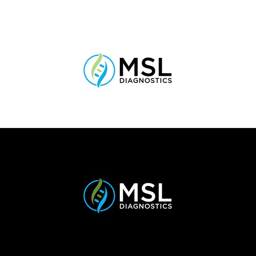 Modern logo concept for MSL Diagnostics