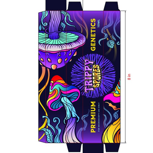 Trippy Spores Packaging