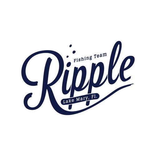 Logo concept for fishing team